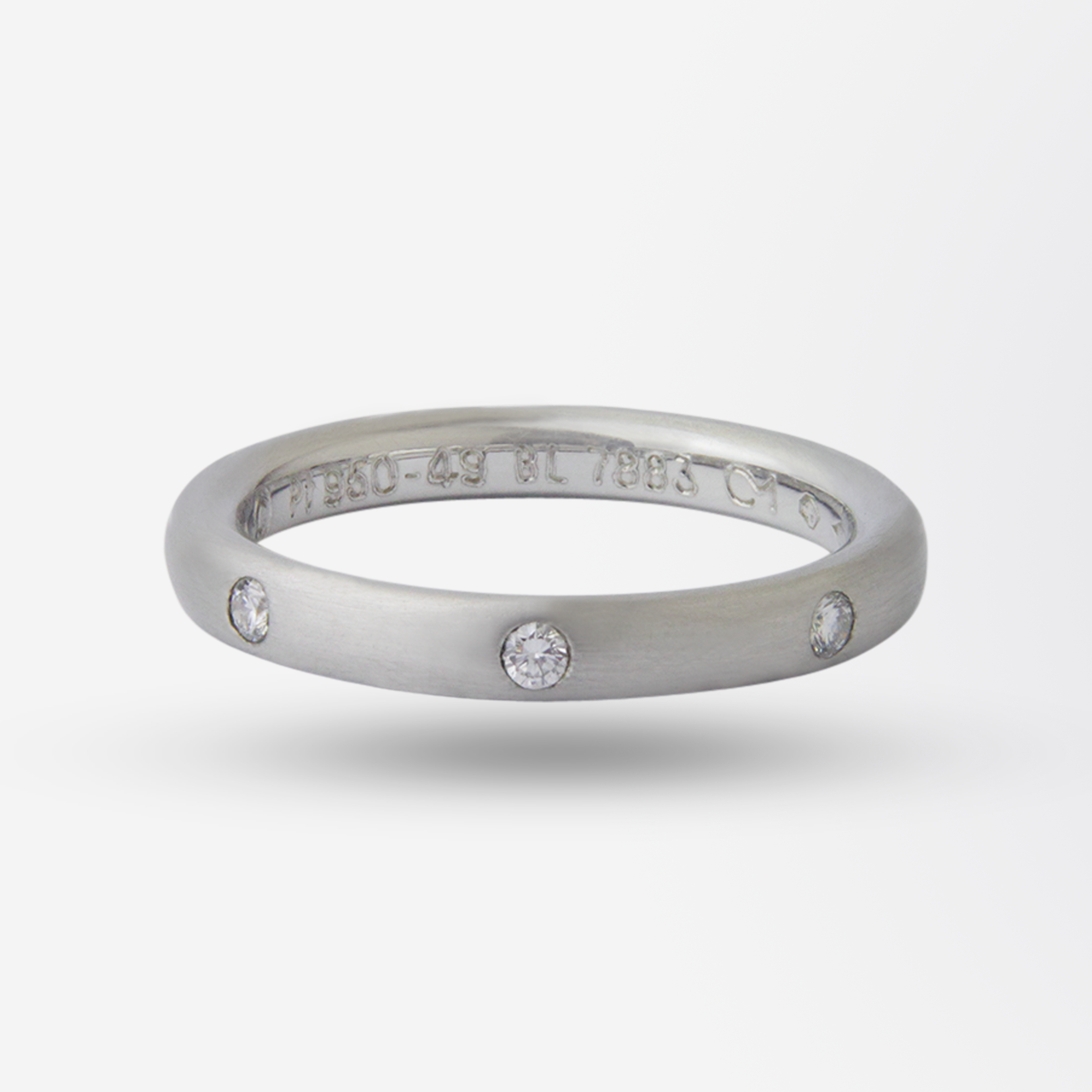 Platinum Van Cleef & Arpels Infini Etoile Diamond Band