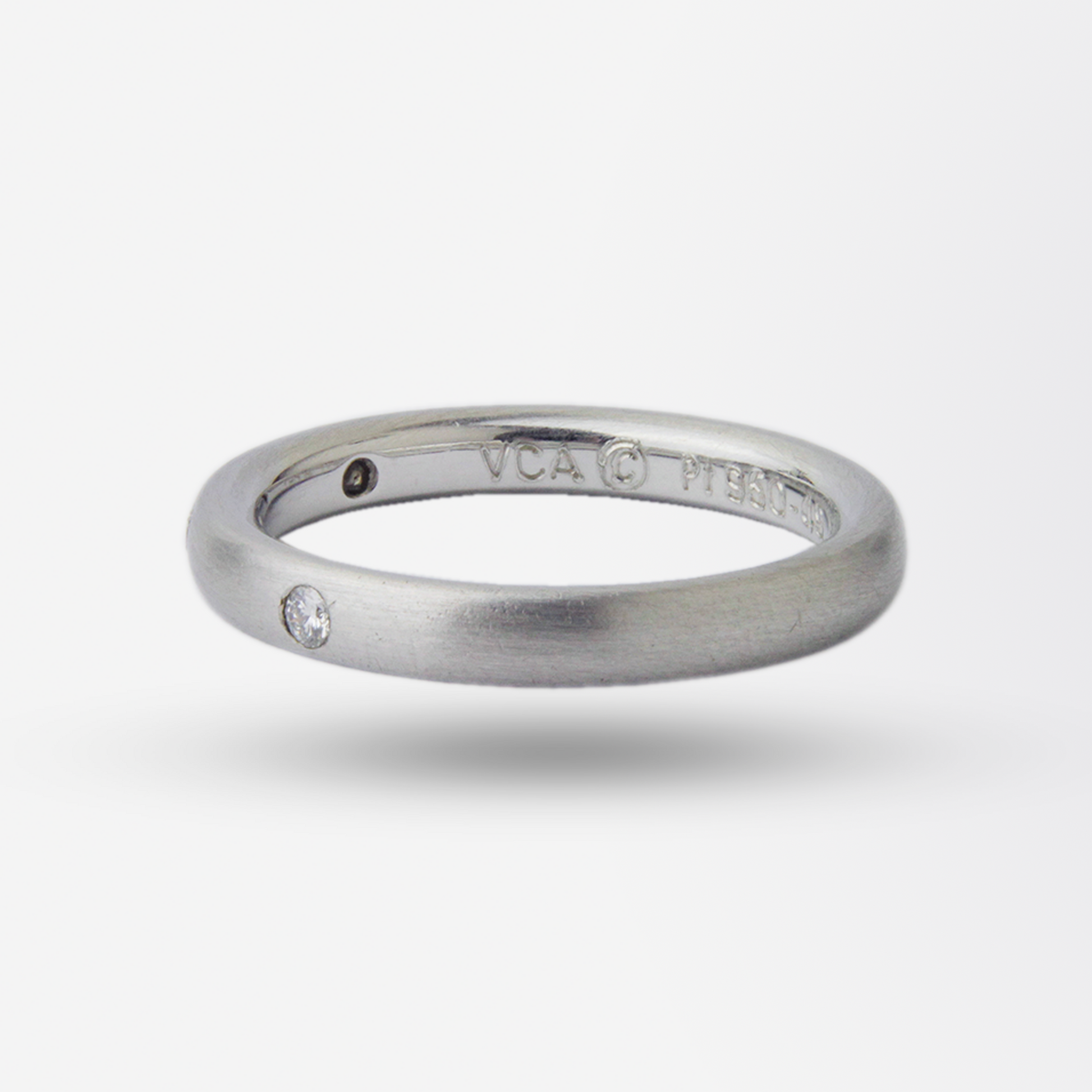 Platinum Van Cleef & Arpels Infini Etoile Diamond Band