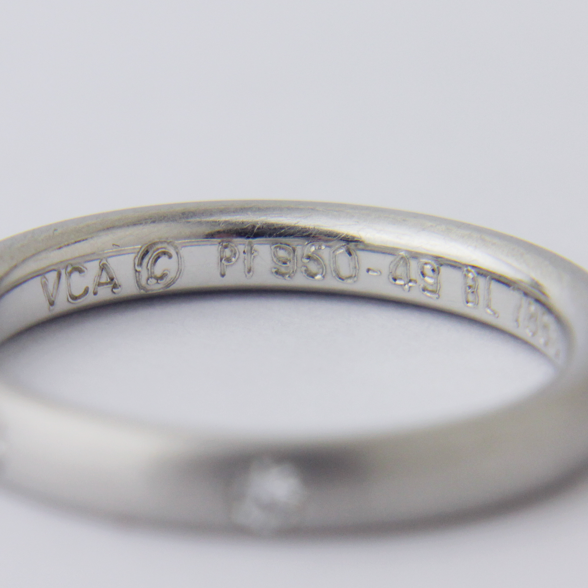 Platinum Van Cleef & Arpels Infini Etoile Diamond Band