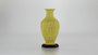 Chinese Republic Yellow Ceramic Vases - The Antique Guild
