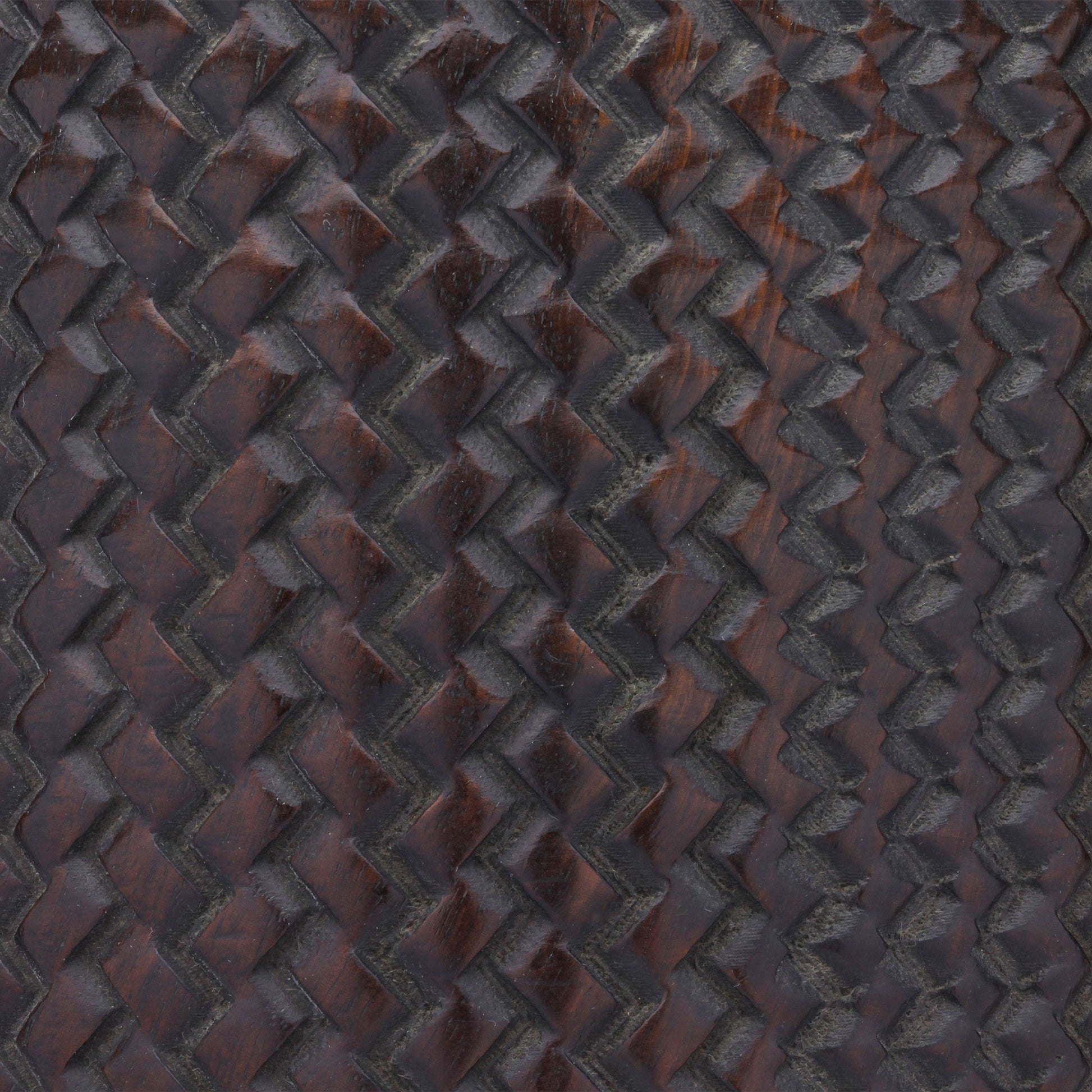 Pot à pinceaux en zitan sculpté